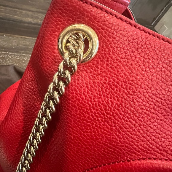 Red Gucci Soho shoulder bag - Picture 4 of 17